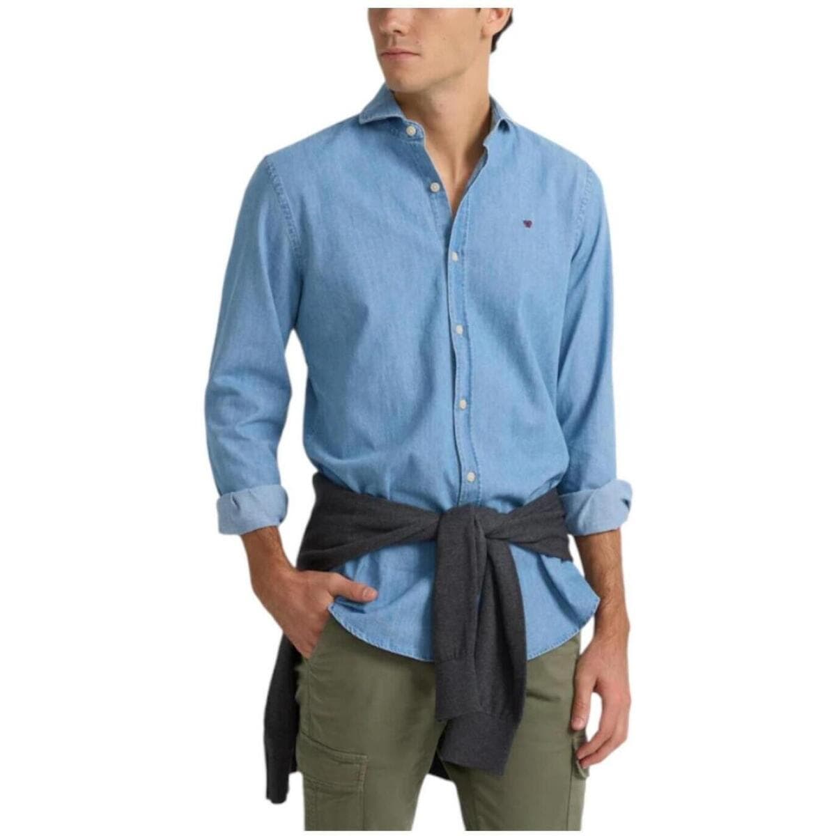 Men's Shirts Silbon Blue