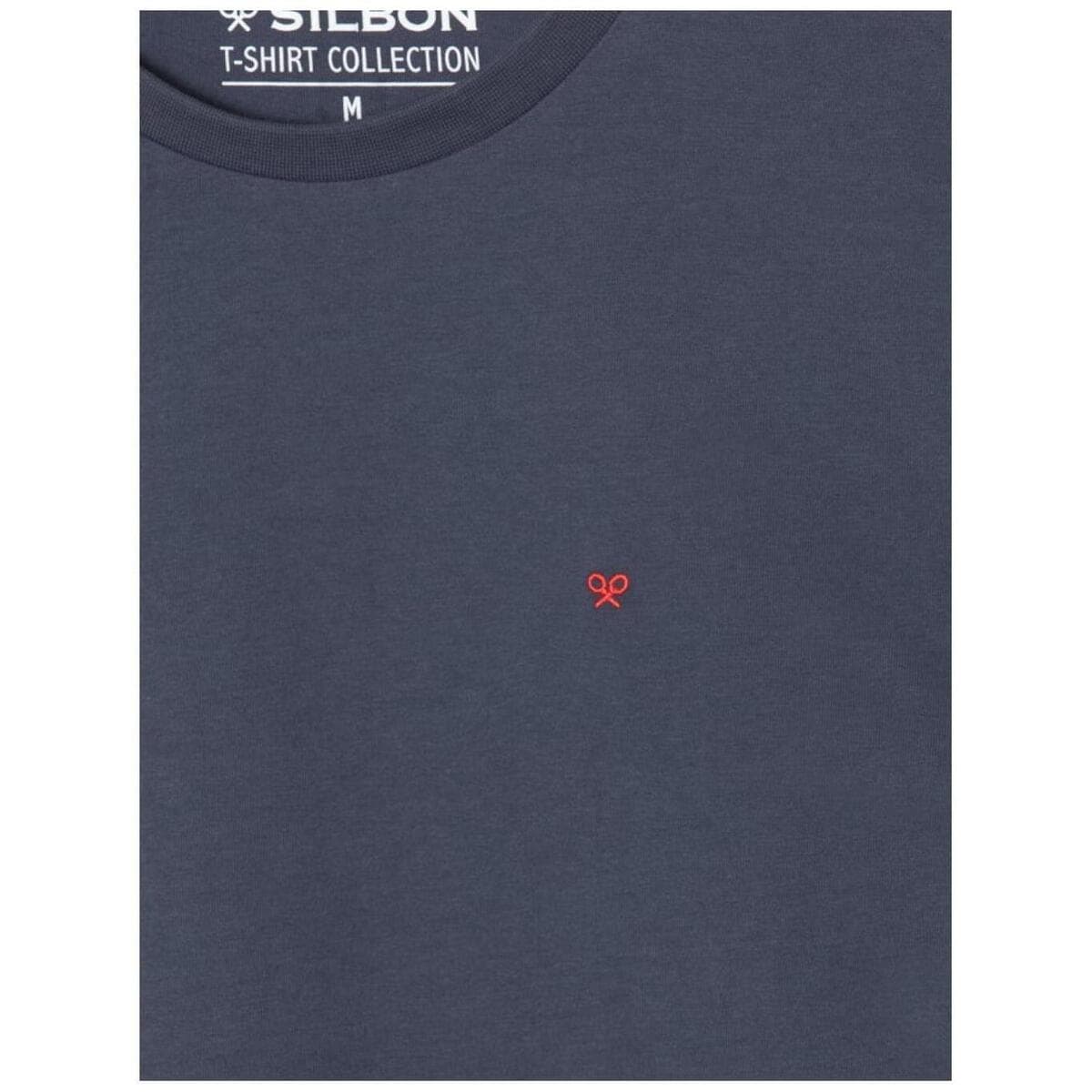 Men's T-Shirts Silbon Blue