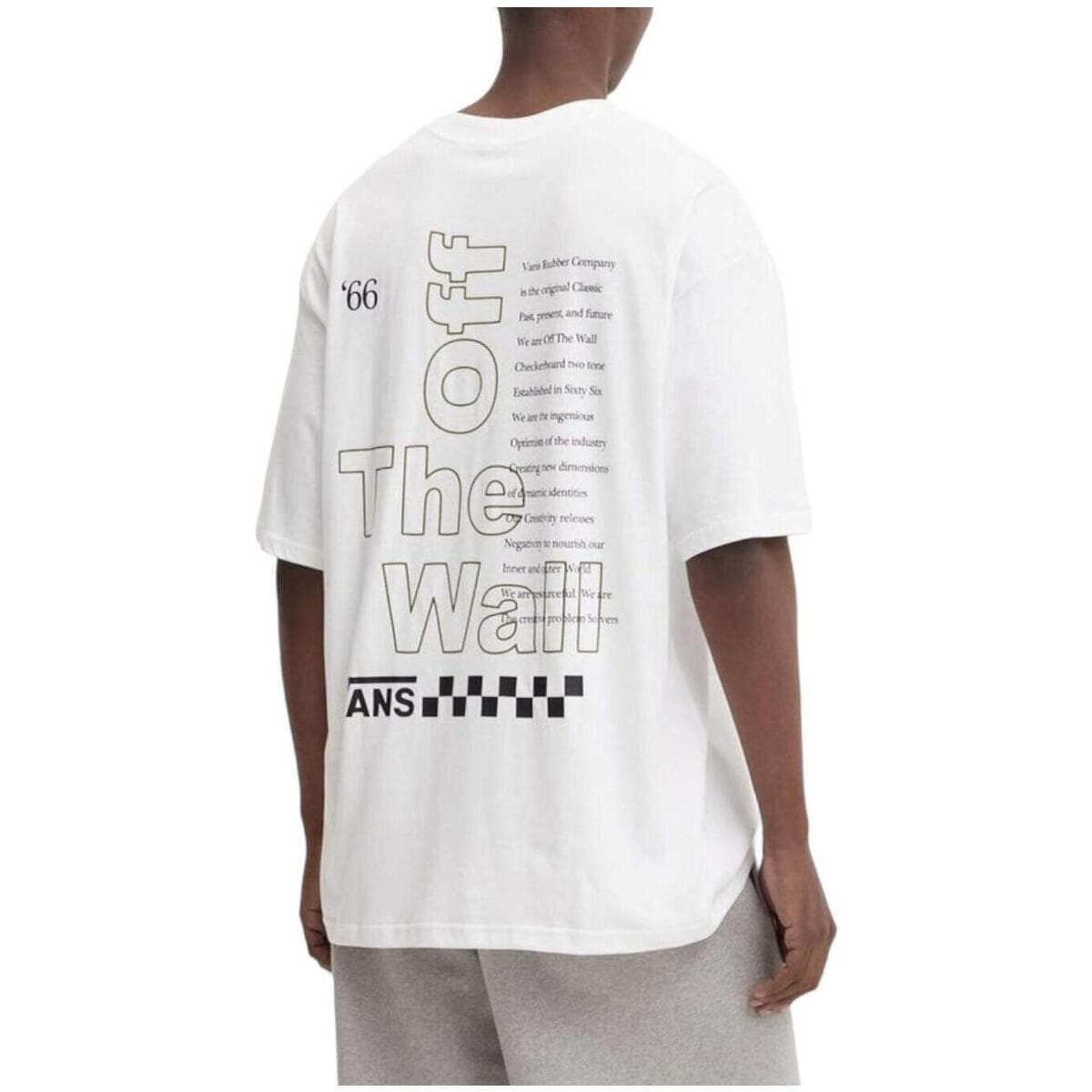 Men's T-Shirts Vans White