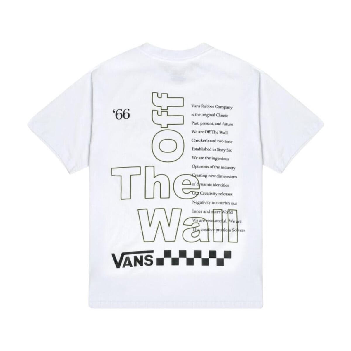 Men's T-Shirts Vans White