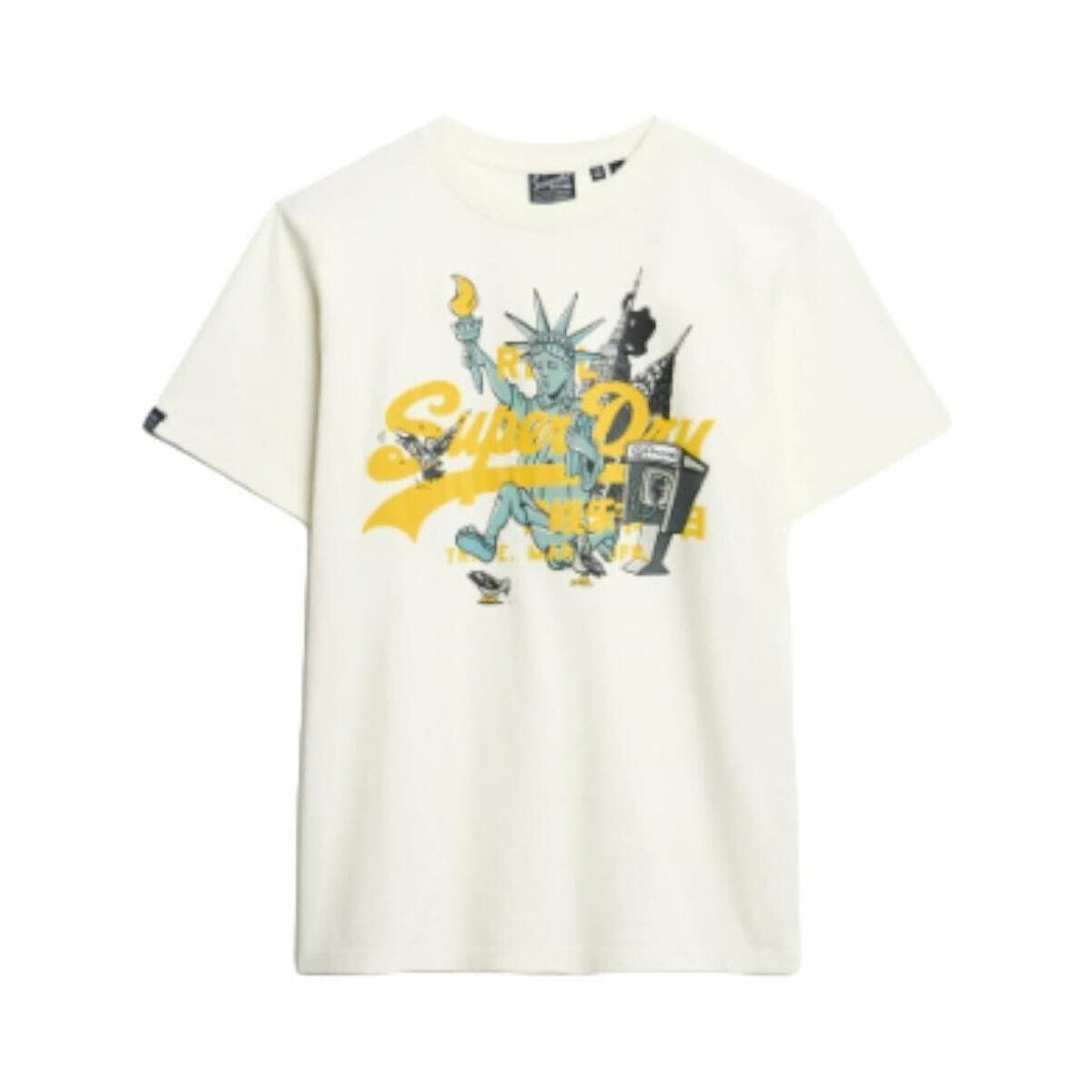 Men's T-Shirts Superdry White