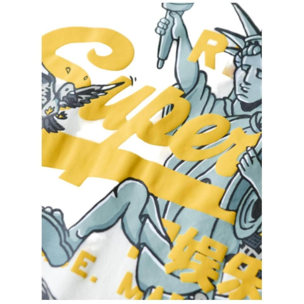 Men's T-Shirts Superdry White