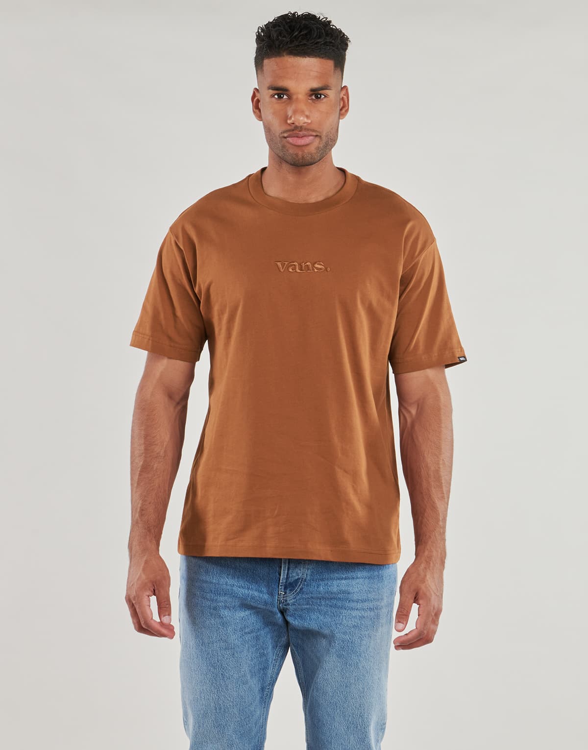 Men's T-Shirts Vans Brown