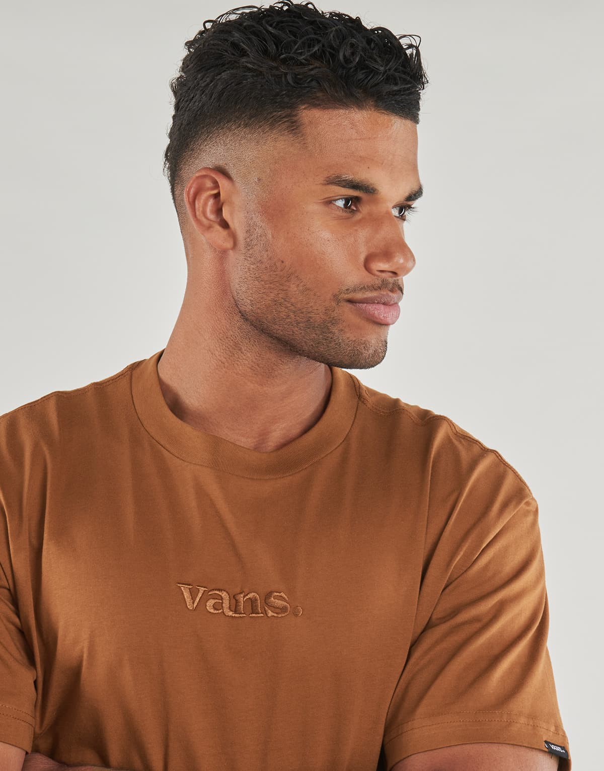 Men's T-Shirts Vans Brown