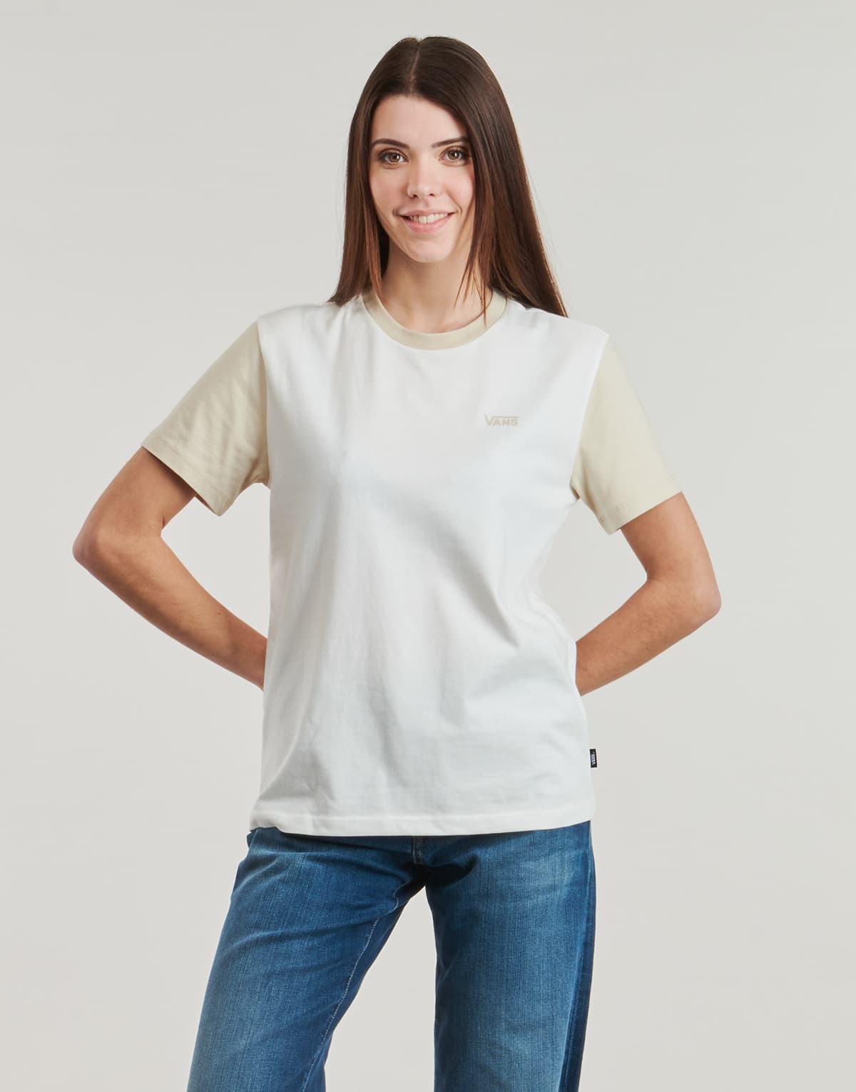 Women's T-Shirts Vans White