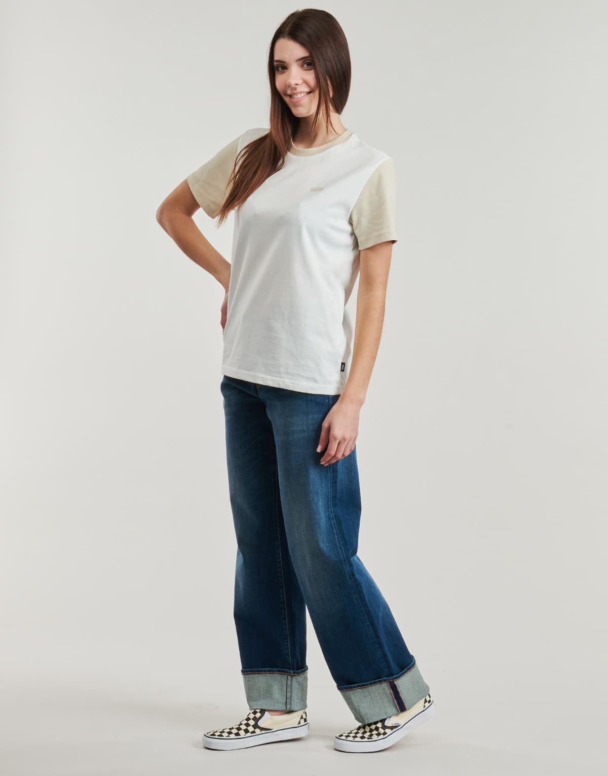 Women's T-Shirts Vans White