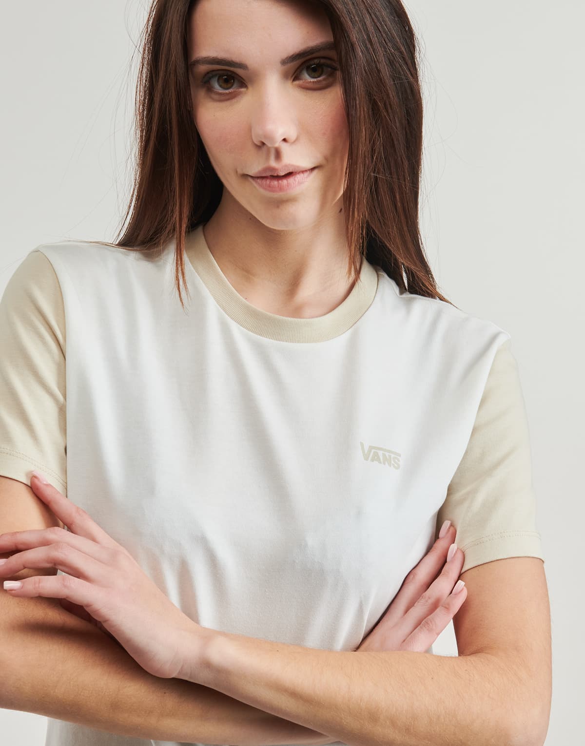 Women's T-Shirts Vans White