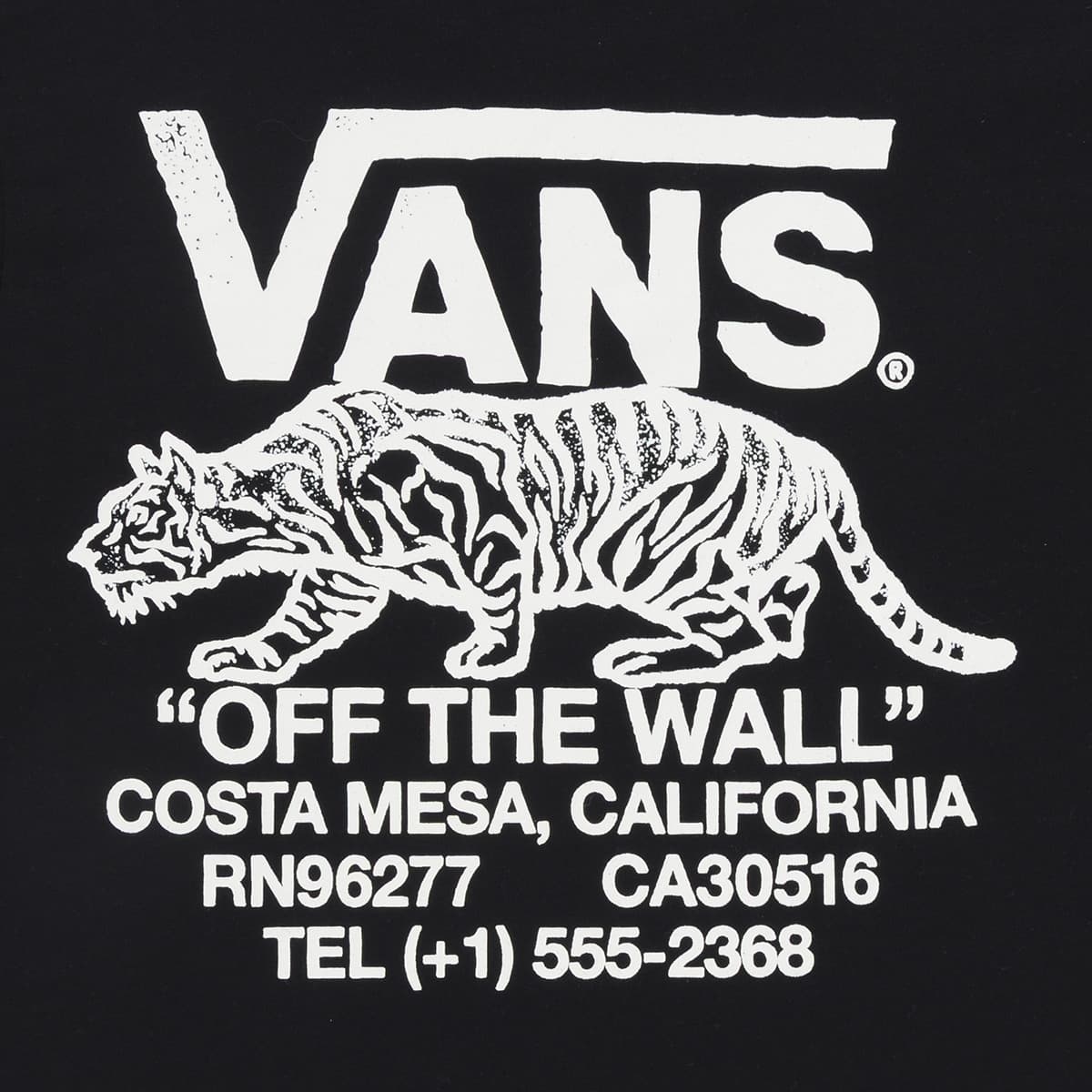 Girls' T-Shirts Vans Black