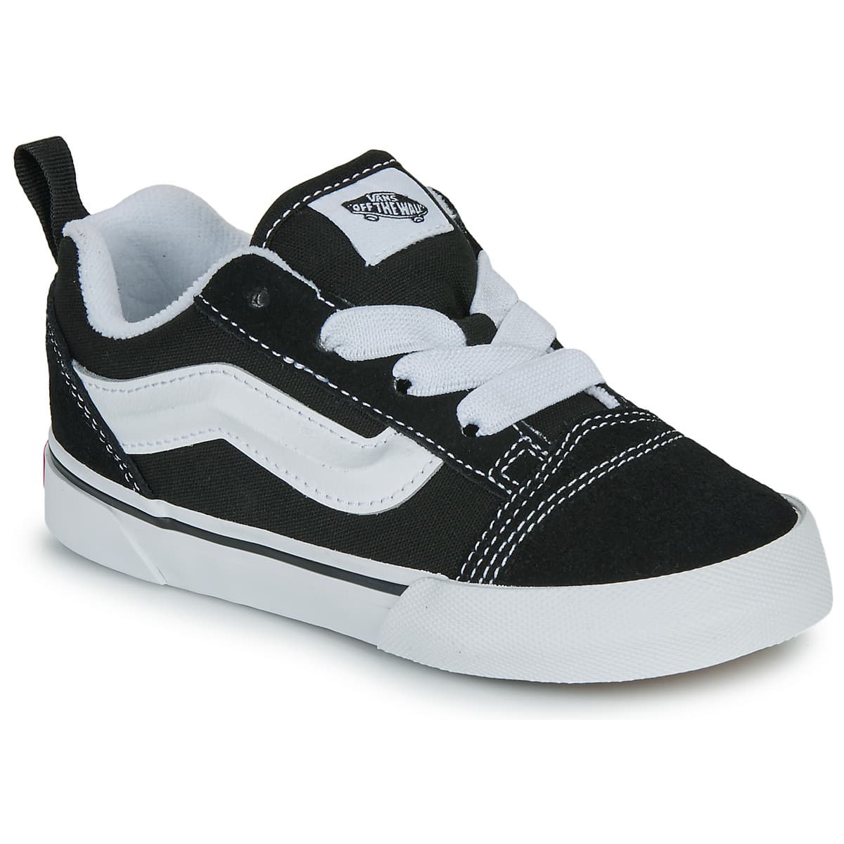 Παιδικό Χαμηλό Casual Vans Knu Skool Elastic Lace Χρώματος Μαύρο VN000D0K6BT1