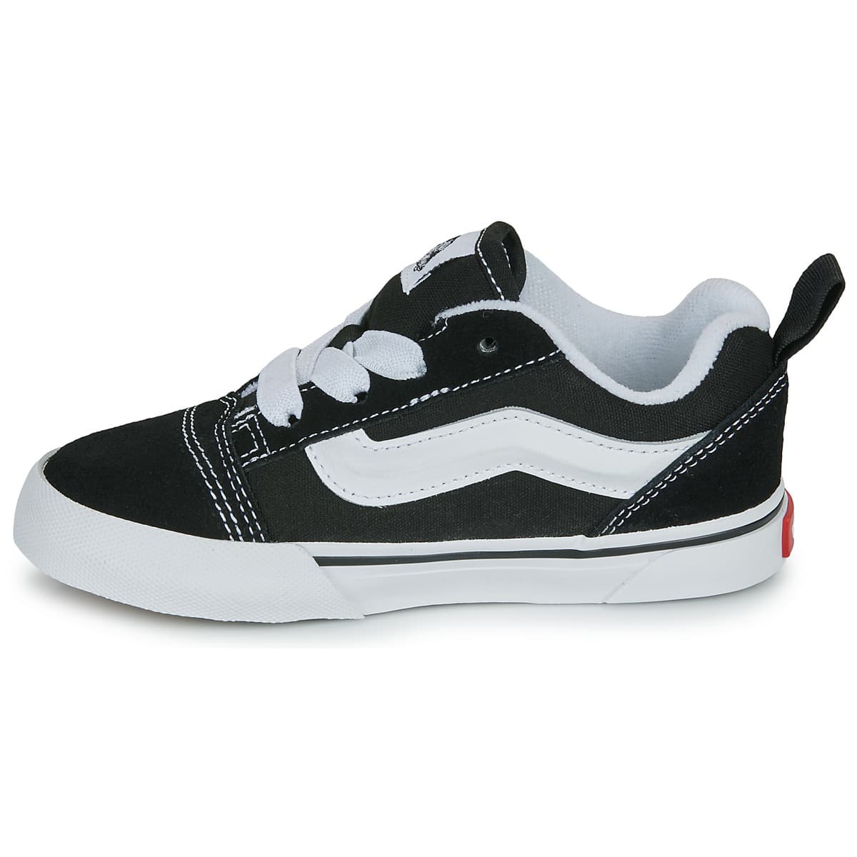 Παιδικό Χαμηλό Casual Vans Knu Skool Elastic Lace Χρώματος Μαύρο VN000D0K6BT1