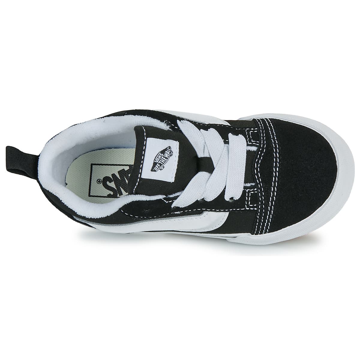 Παιδικό Χαμηλό Casual Vans Knu Skool Elastic Lace Χρώματος Μαύρο VN000D0K6BT1
