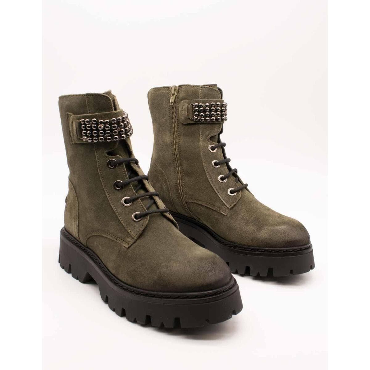 Women's Ankle Boots Café Noir Green