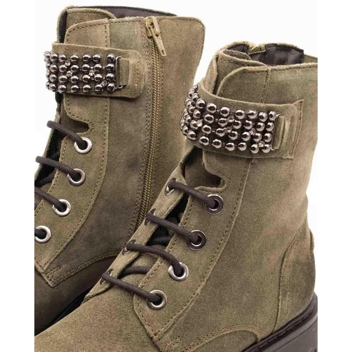 Women's Ankle Boots Café Noir Green