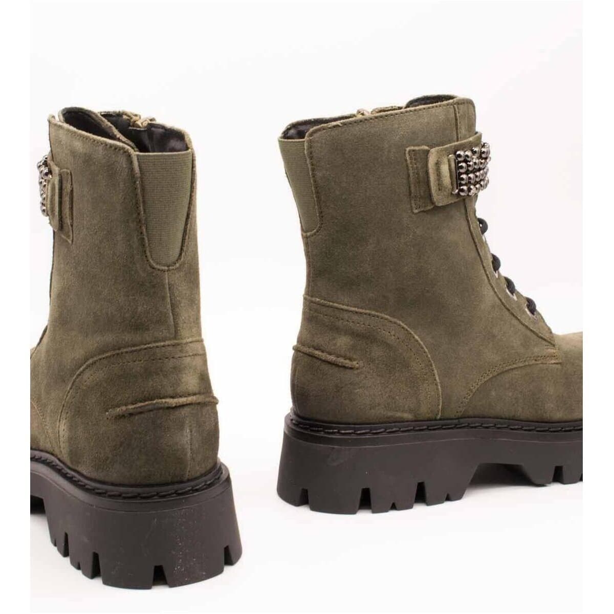 Women's Ankle Boots Café Noir Green