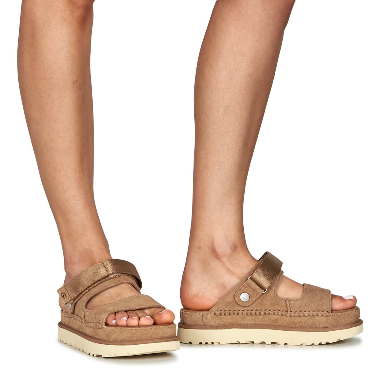 Γυναικεία Goldenstar Glide Σανδάλια Καφέ UGG 1167399-CHE