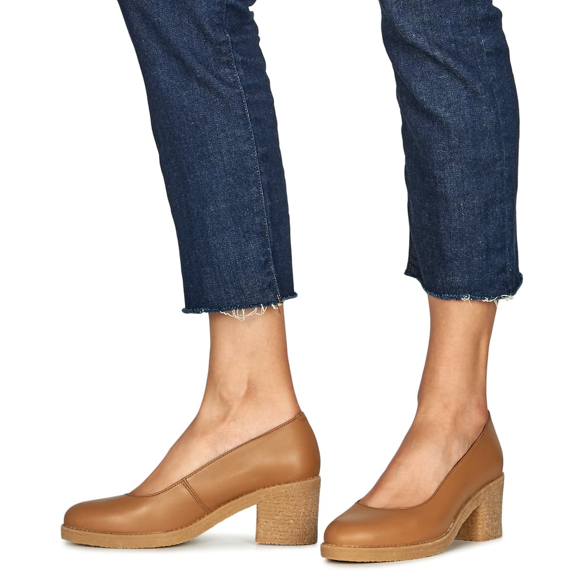 Women's Pumps Dream in Green Brown