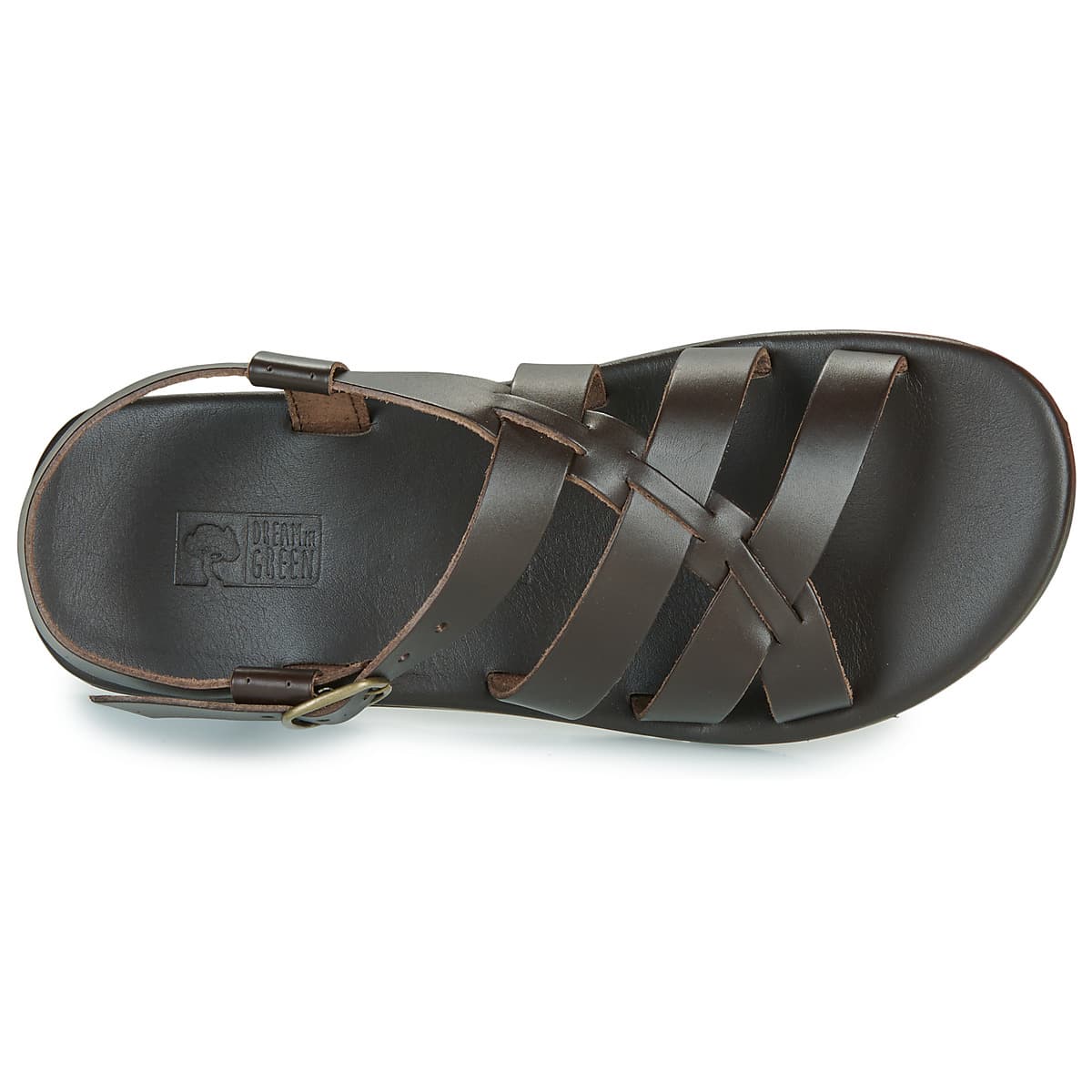 Men's Sandals Dream in Green Brown