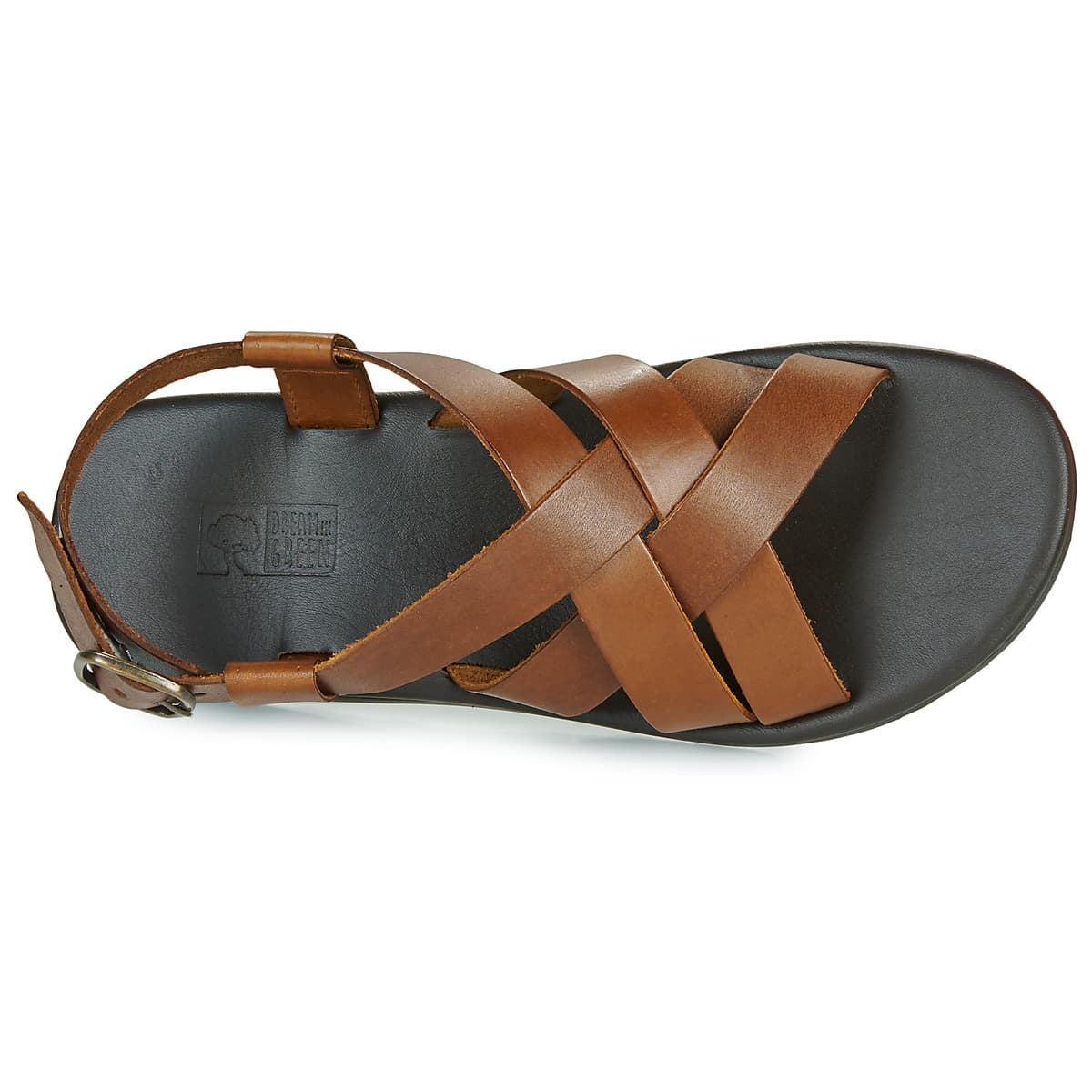 Men's Sandals Dream in Green Brown