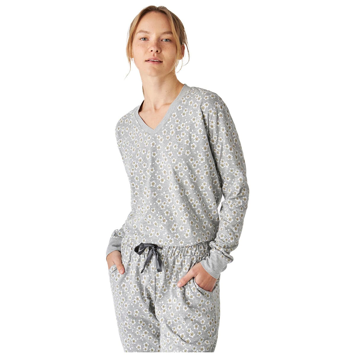 Women's Pajamas J&j Brothers Gray