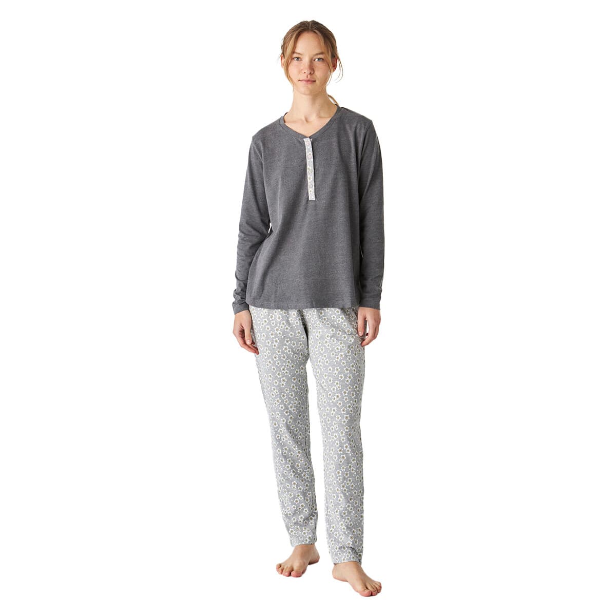 Women's Pajamas J&j Brothers Gray