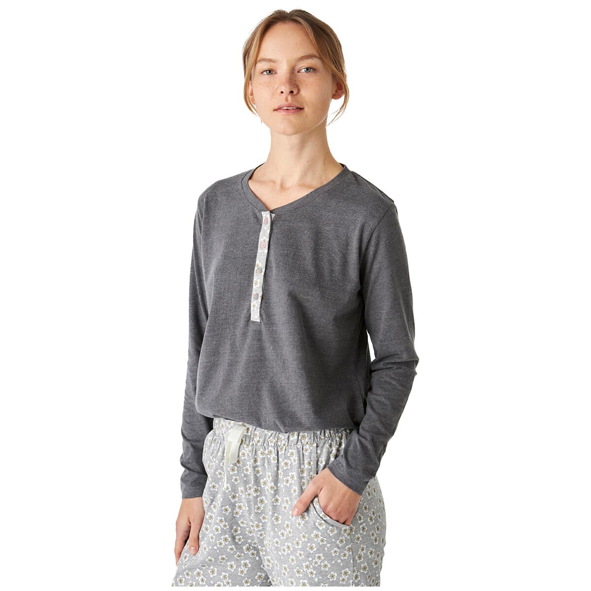 Women's Pajamas J&j Brothers Gray
