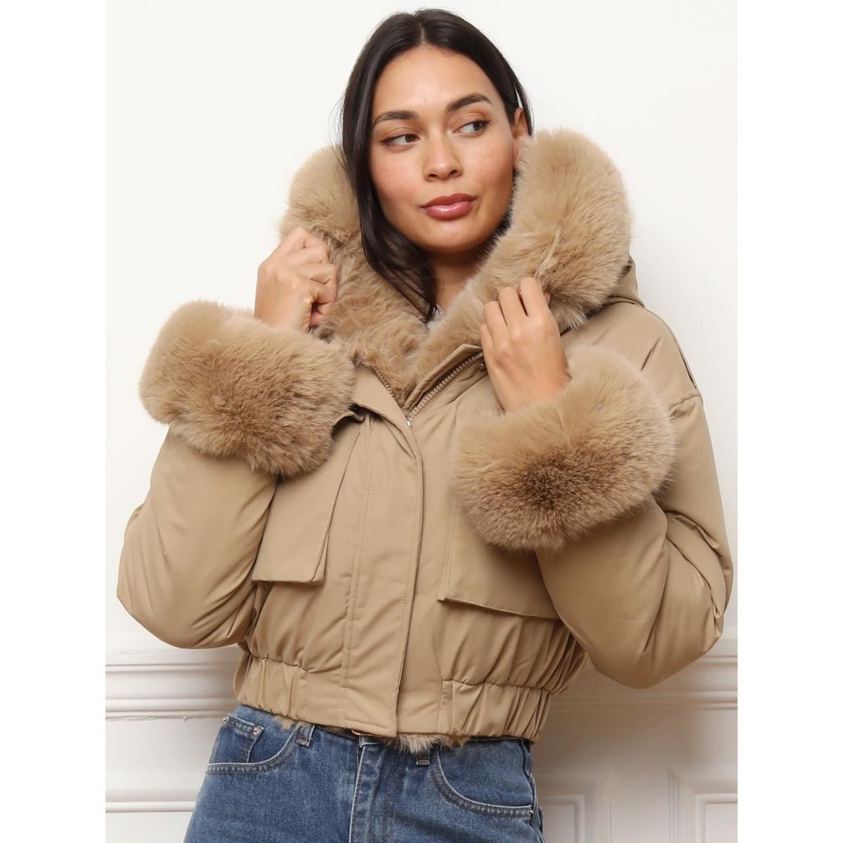 Women's Coats La Modeuse Beige