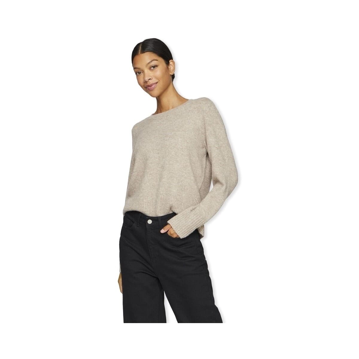 Women's Sweaters Vila Beige