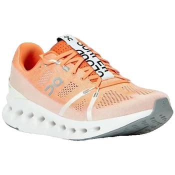 Men's Running Shoes On Running Orange