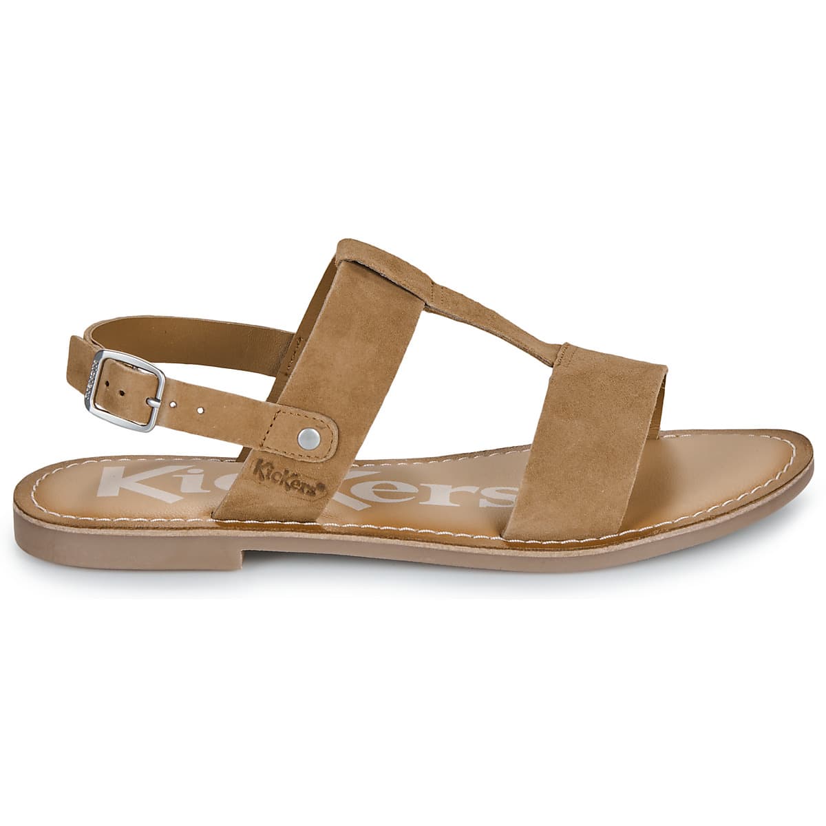 Women's Sandals Kickers Brown