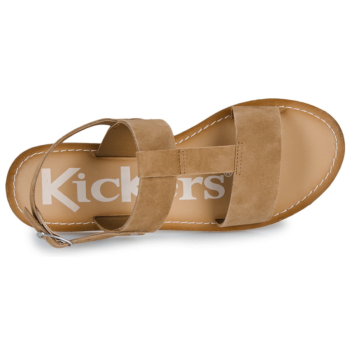 Women's Sandals Kickers Brown