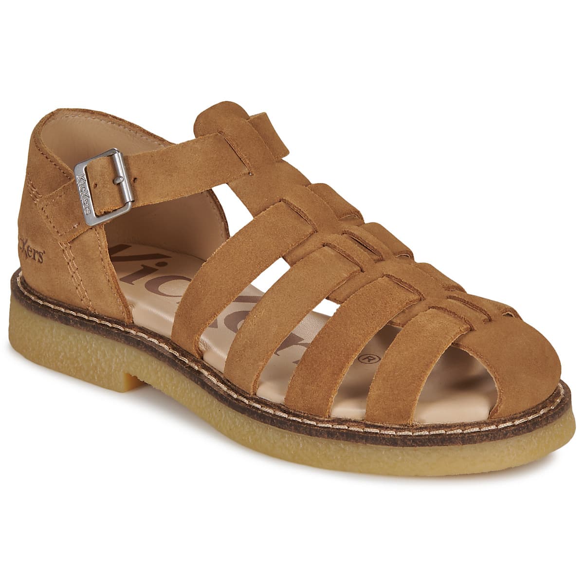 Women's Sandals Kickers Brown