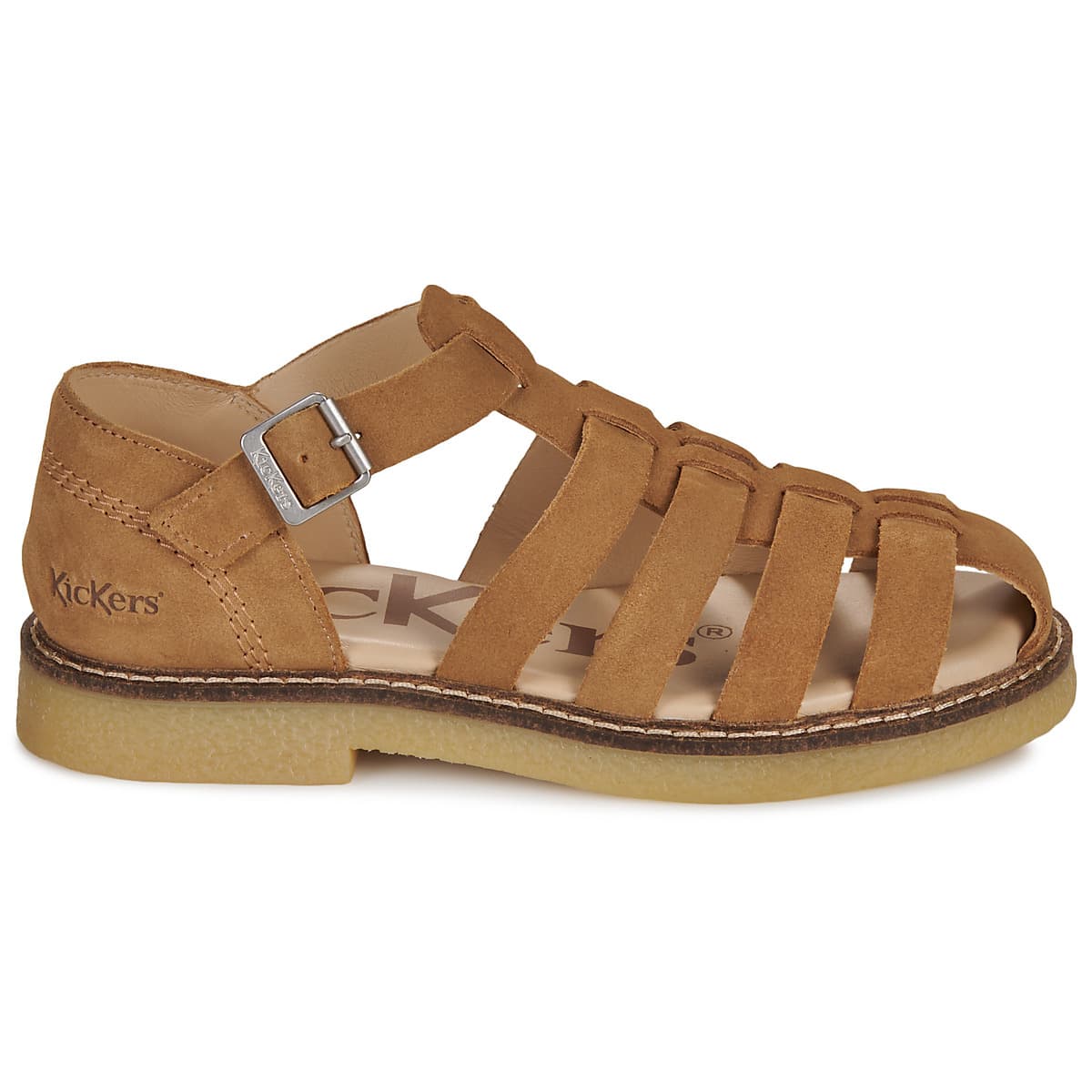 Women's Sandals Kickers Brown