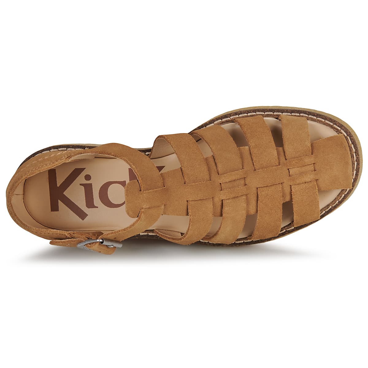 Women's Sandals Kickers Brown