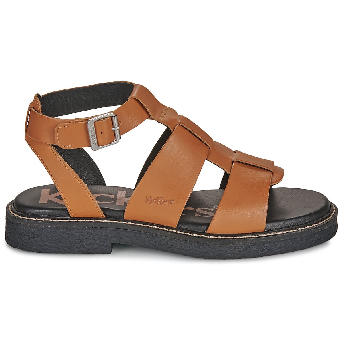 Women's Sandals Kickers Brown