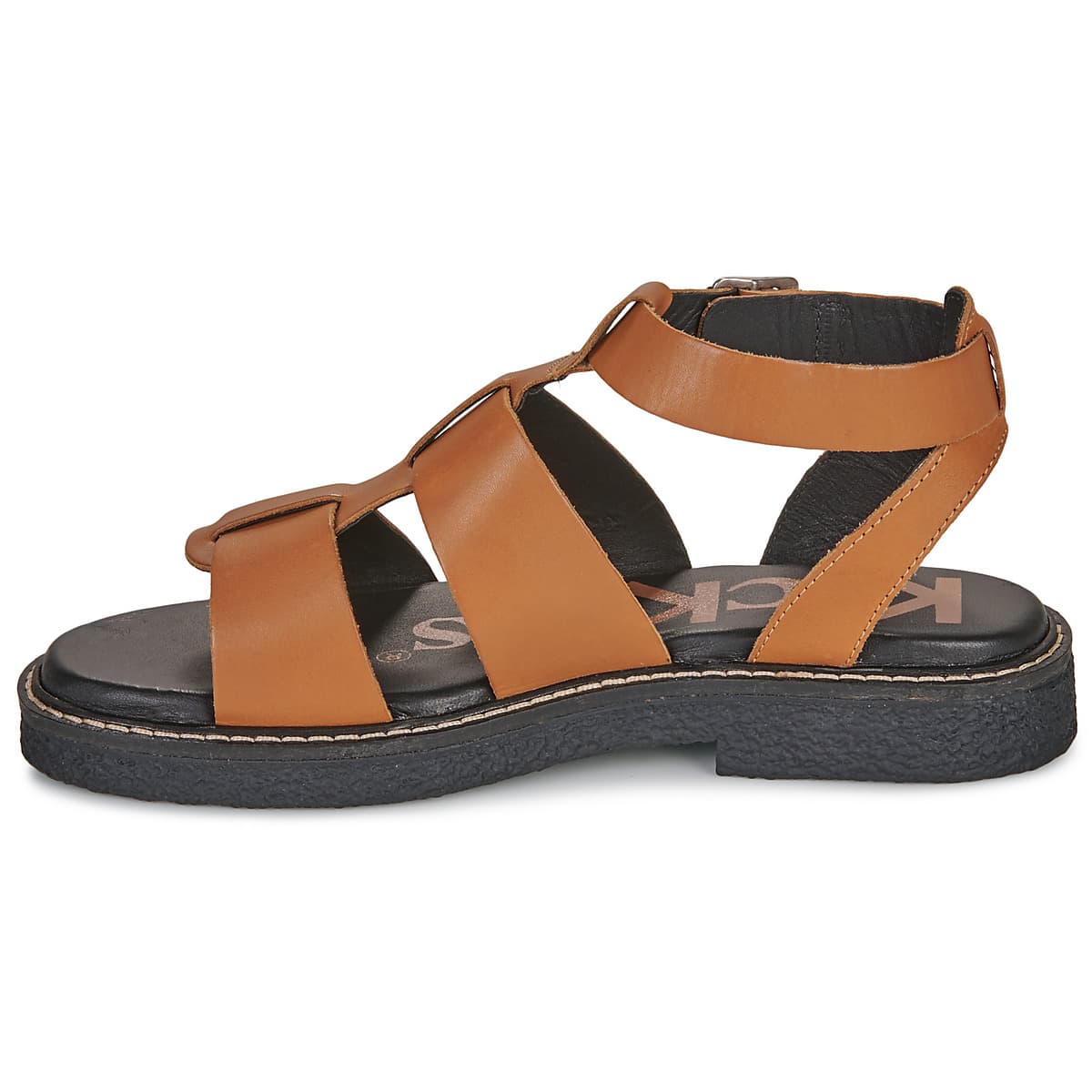 Women's Sandals Kickers Brown