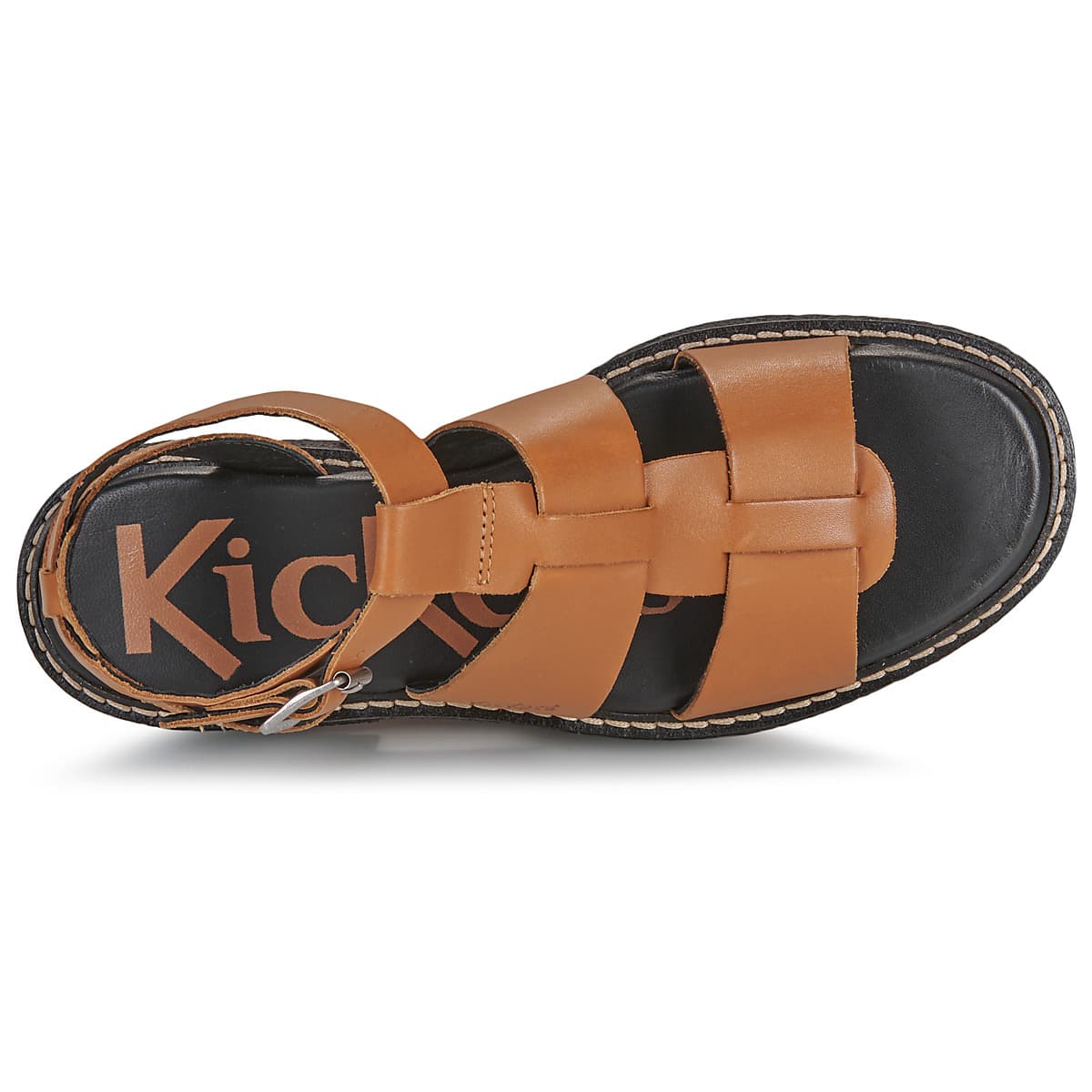 Women's Sandals Kickers Brown