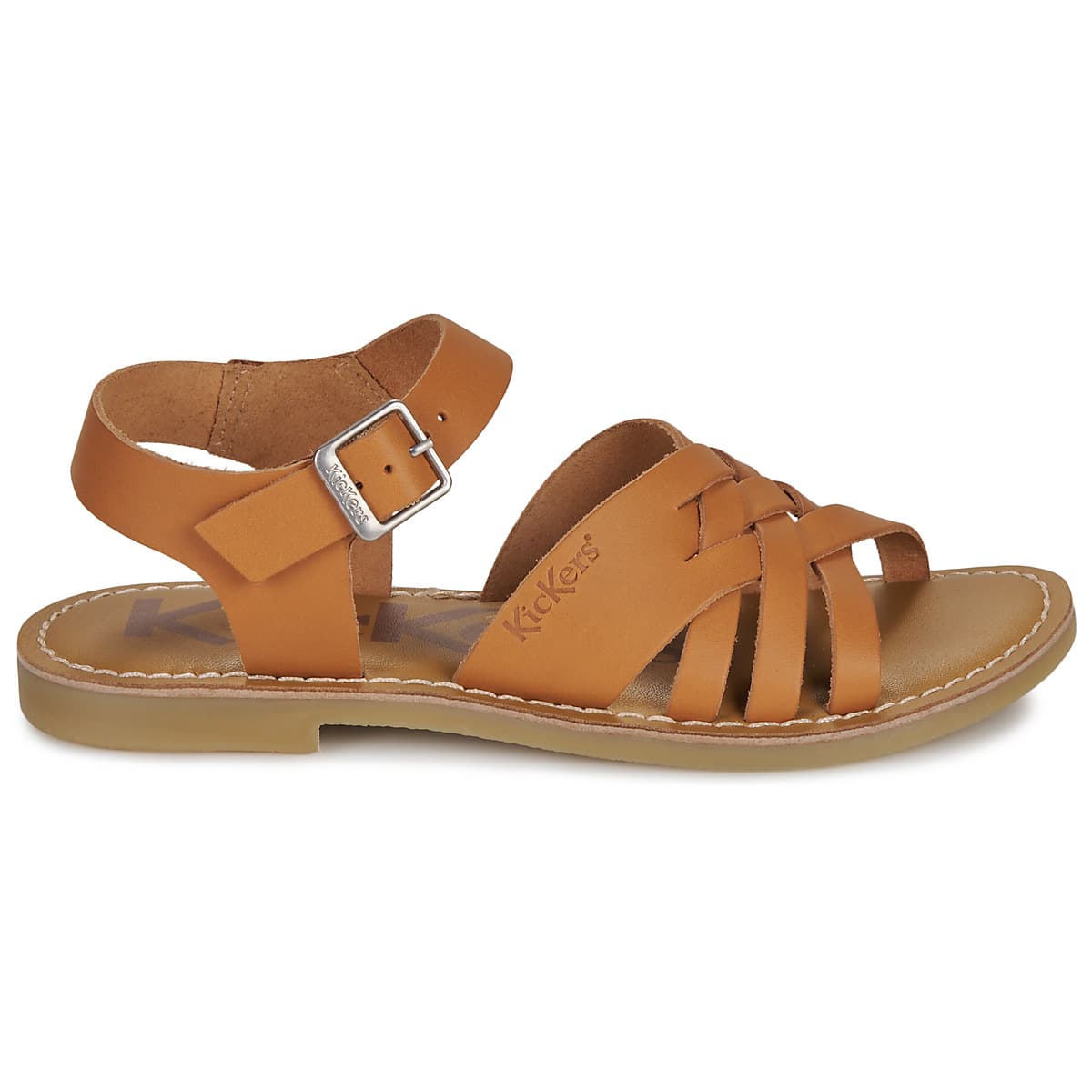 Women's Sandals Kickers Brown