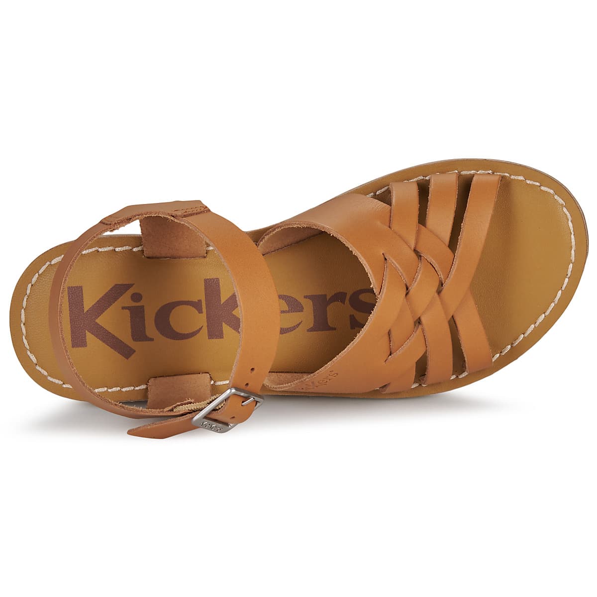 Women's Sandals Kickers Brown