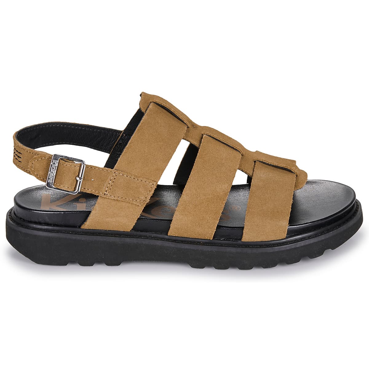 Women's Sandals Kickers Brown