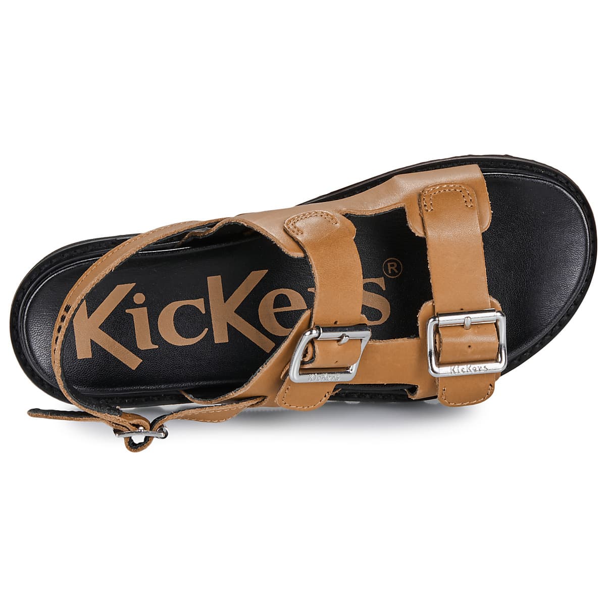 Women's Sandals Kickers Brown
