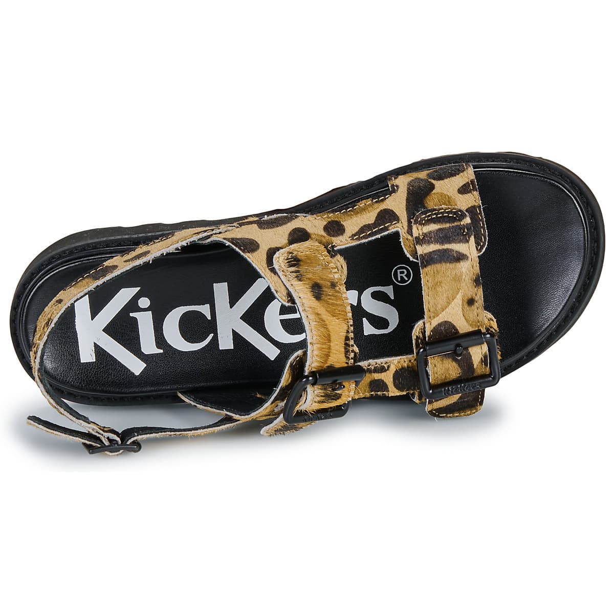 Women's Sandals Kickers Brown