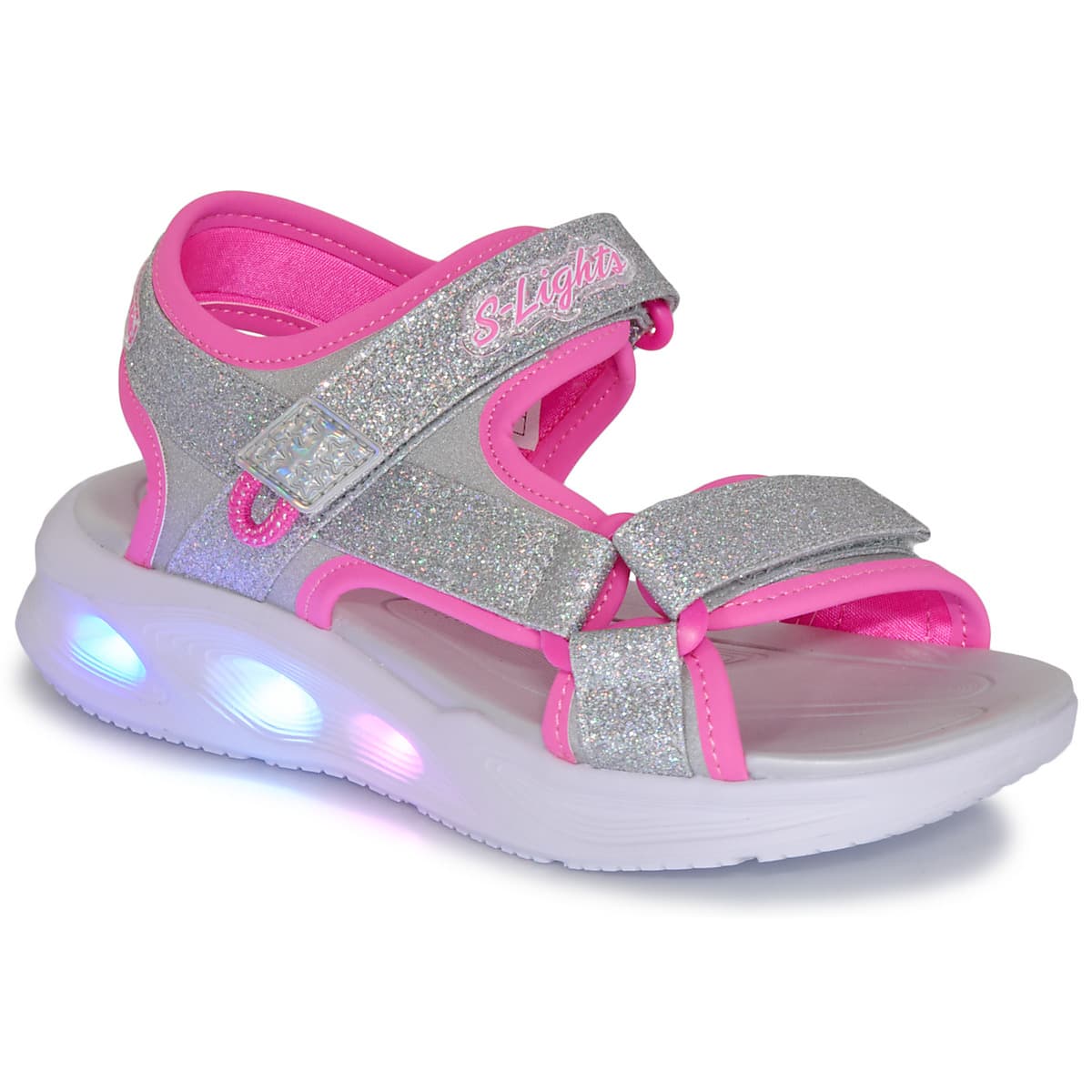 Women's Platforms Skechers Silver