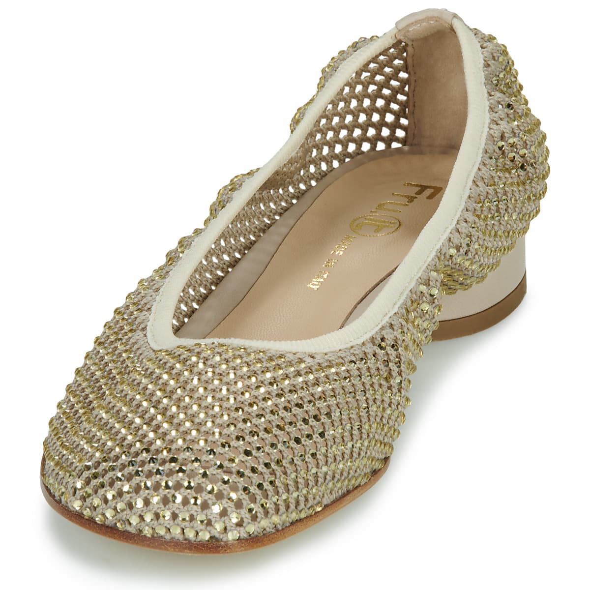 Women's Ballet Flats Fru.it Beige