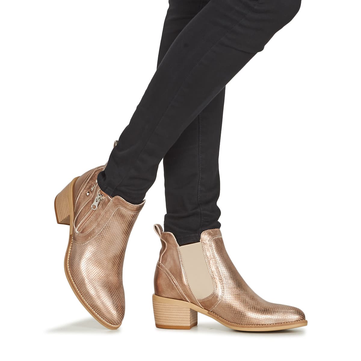 Women's Ankle Boots NeroGiardini Gold