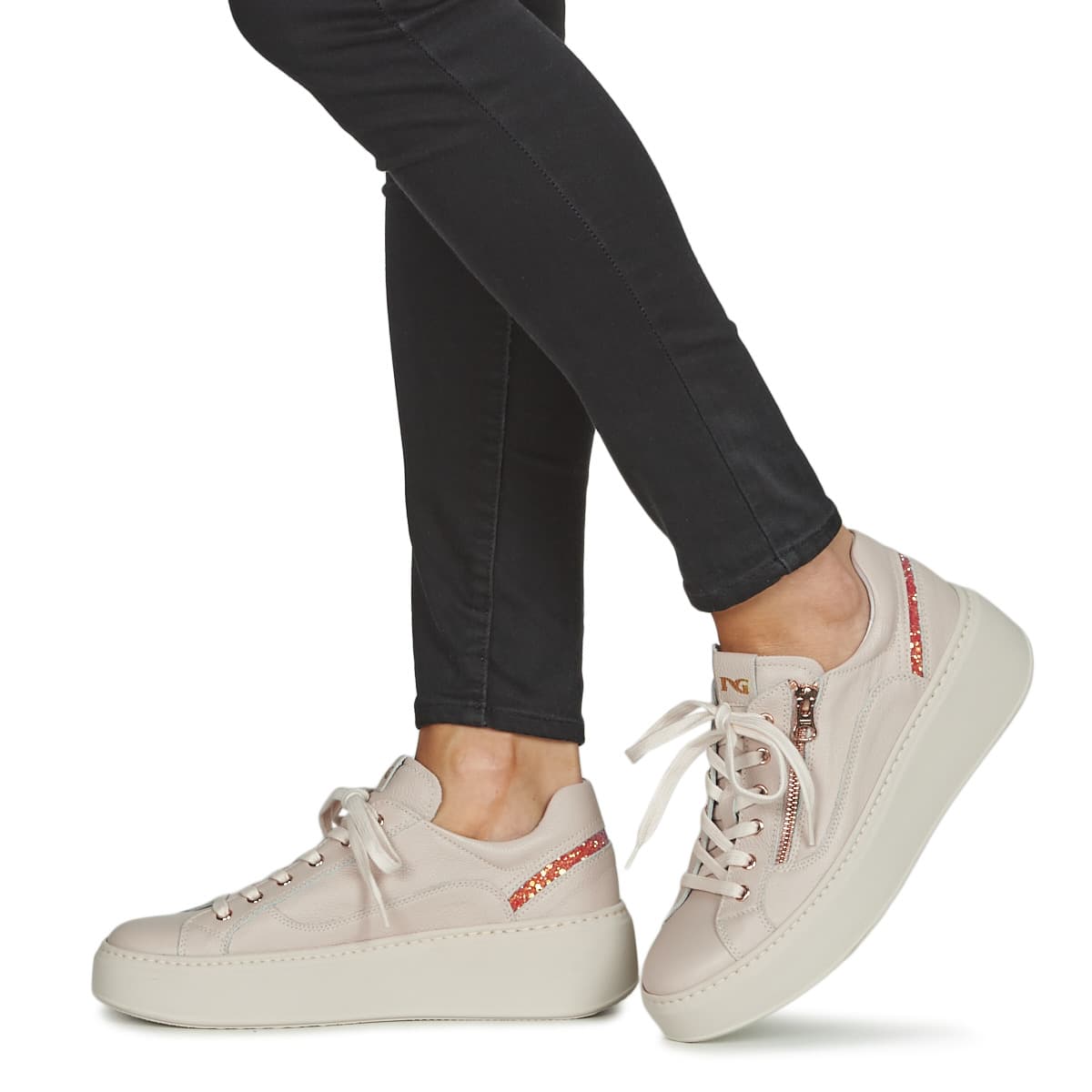 Women's Sneakers NeroGiardini Beige