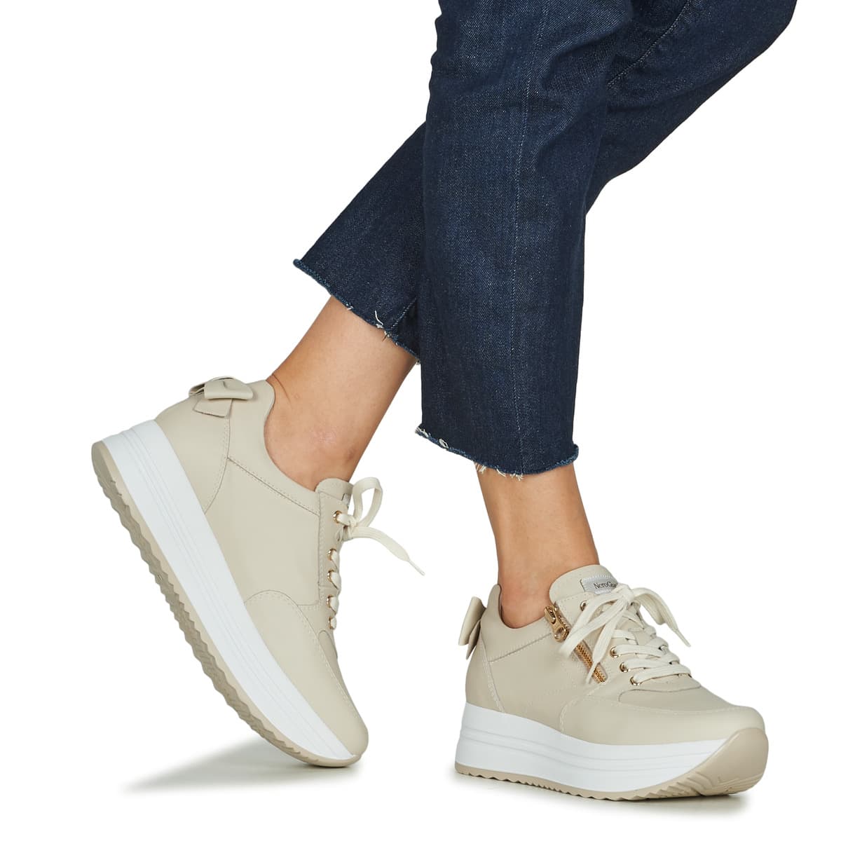 Women's Sneakers NeroGiardini Beige