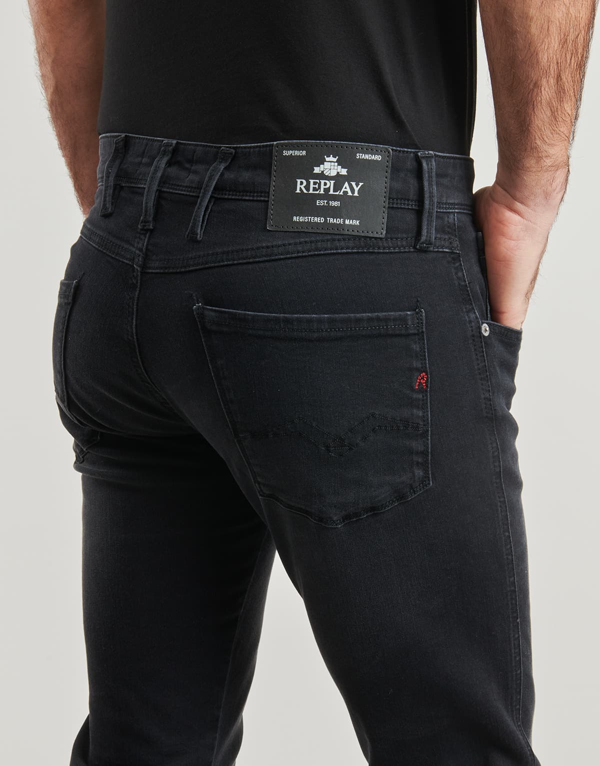 Men's Jeans Replay Black