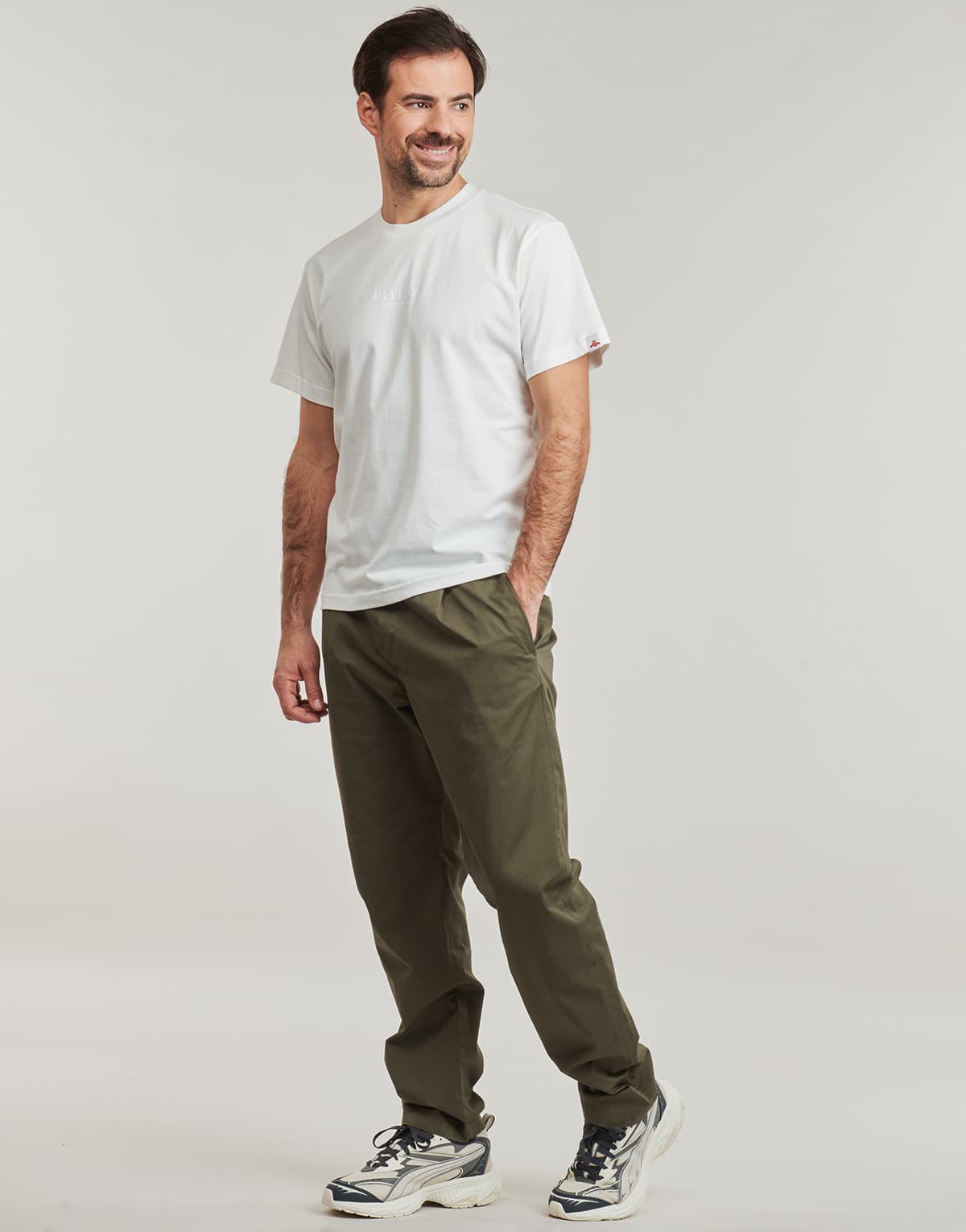 Men's Pants Replay Khaki