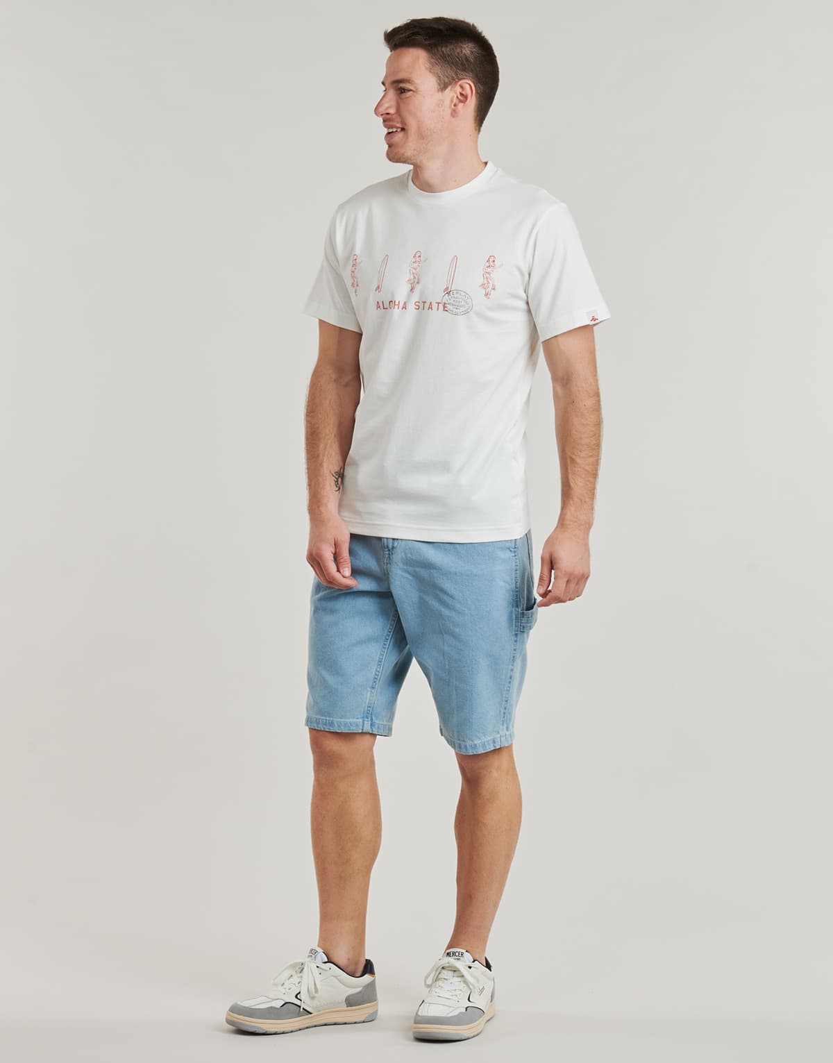 Men's T-Shirts Replay White