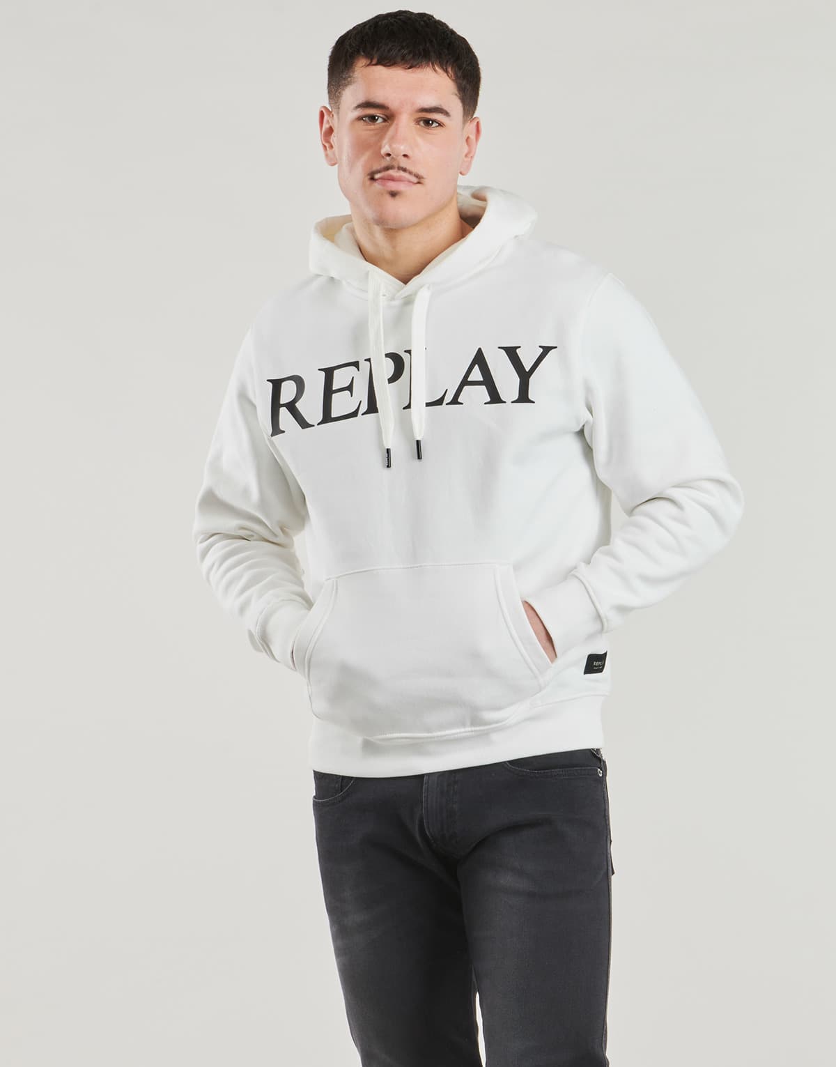 Men's Sweatshirts Replay White